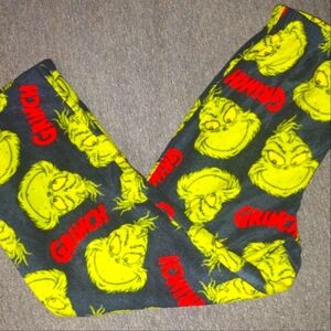 The Grinch Who Stoled Christmas Childs Sleep Lounge Pants Size 8 NWT